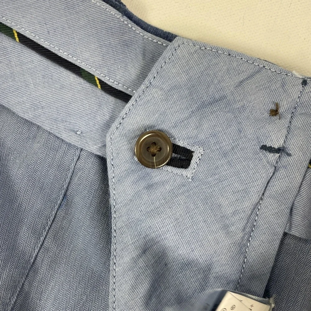 Polo Ralph Lauren Shorts Mens 36 Blue Cotton Dot Chino Classic Fit 9‎ Inseam